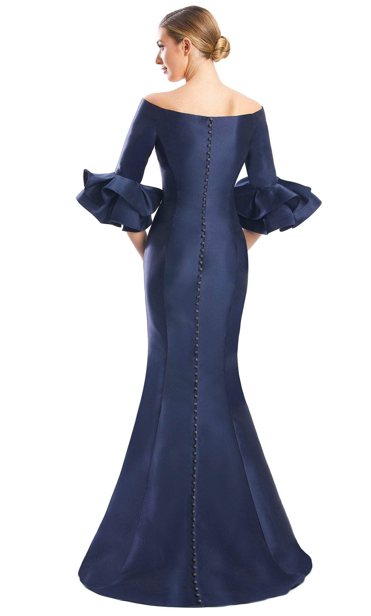 Alexander by Daymor 1758S23 - Ruffled Cuffs Formal Dress Evening Dresses