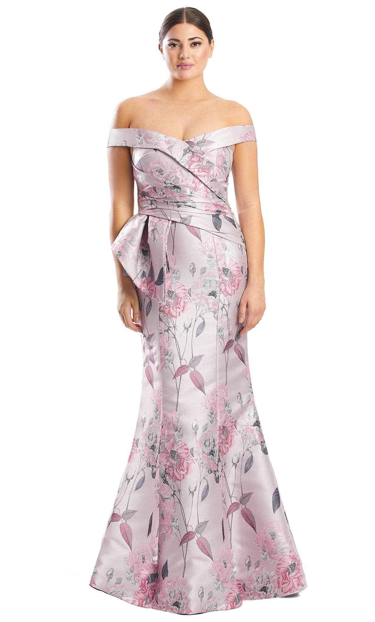 Alexander by Daymor 1767S23 - Floral Printed Evening Gown Evening Dresses