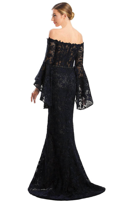 Alexander by Daymor 1769S23 - Lace Off-Shoulder Evening Dress Evening Dresses