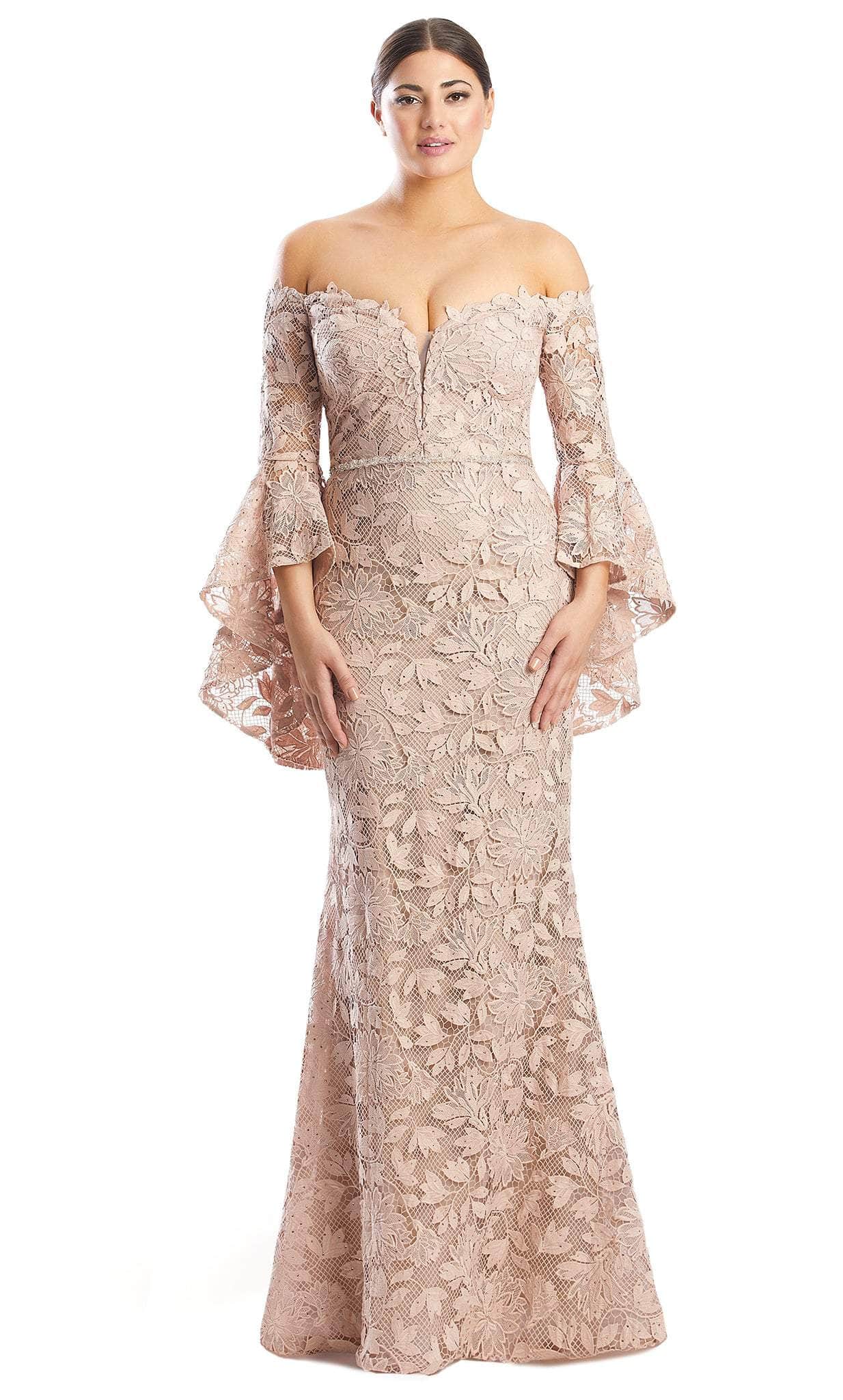 Alexander by Daymor 1769S23 - Lace Off-Shoulder Evening Dress Evening Dresses