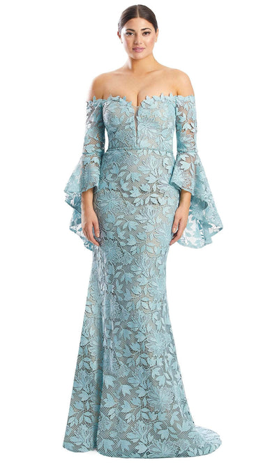 Alexander by Daymor 1769S23 - Lace Off-Shoulder Evening Dress Evening Dresses
