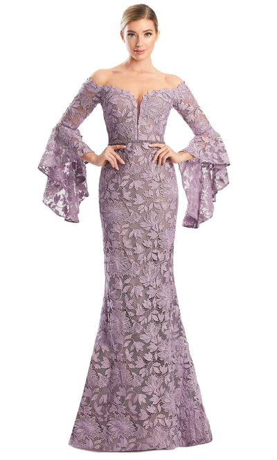 Alexander by Daymor 1769S23 - Lace Off-Shoulder Evening Dress Evening Dresses