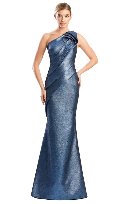 Alexander by Daymor 1790S23 - Asymmetrical Mermaid Evening Gown