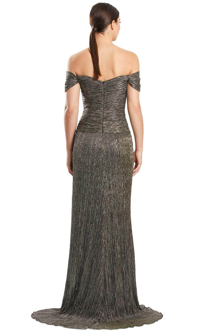 Alexander by Daymor 1858F23 - Off-Shoulder Ruched Prom Dress Special Occasion Dress