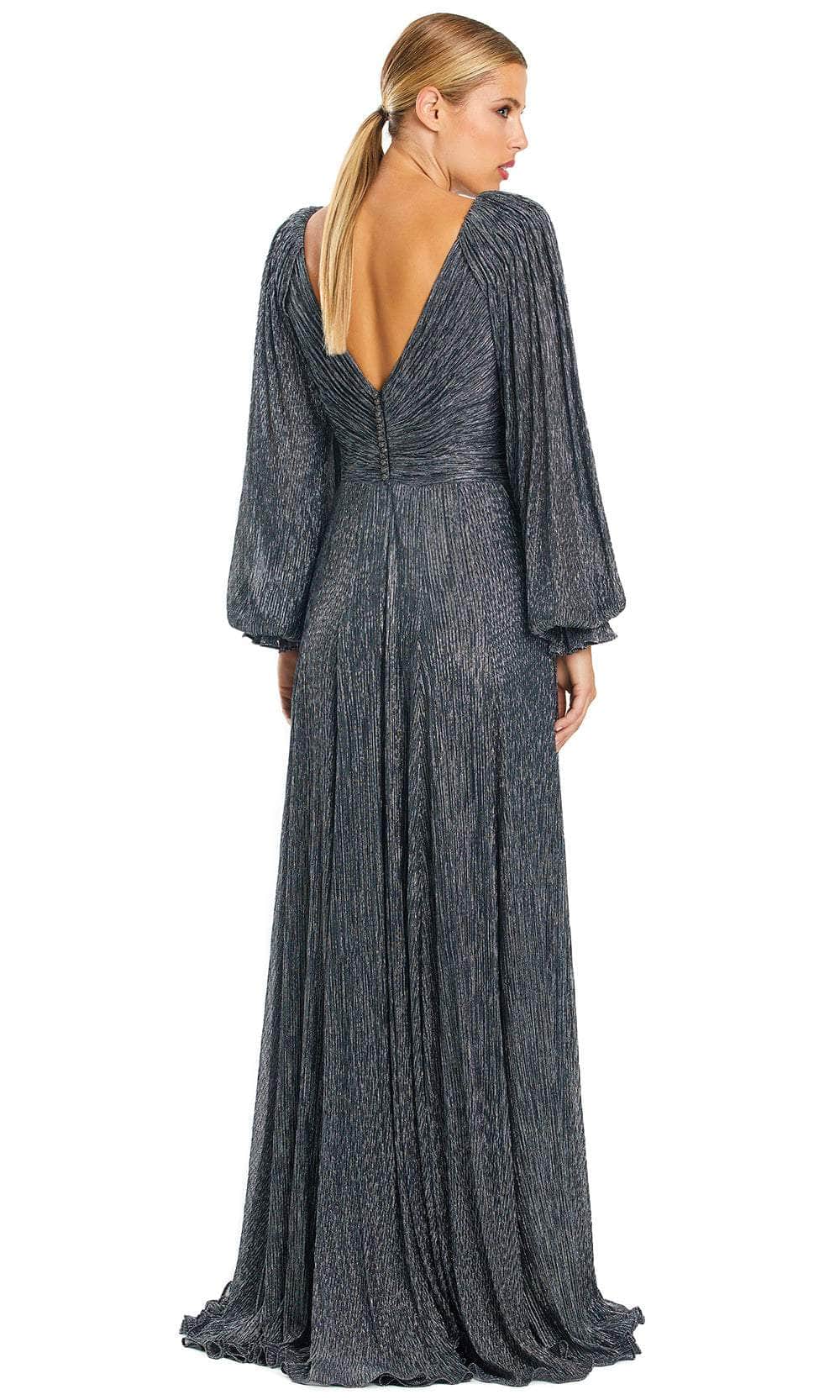 Alexander by Daymor 1877F23 - Long Sleeve Ruched Evening Gown Special Occasion Dress