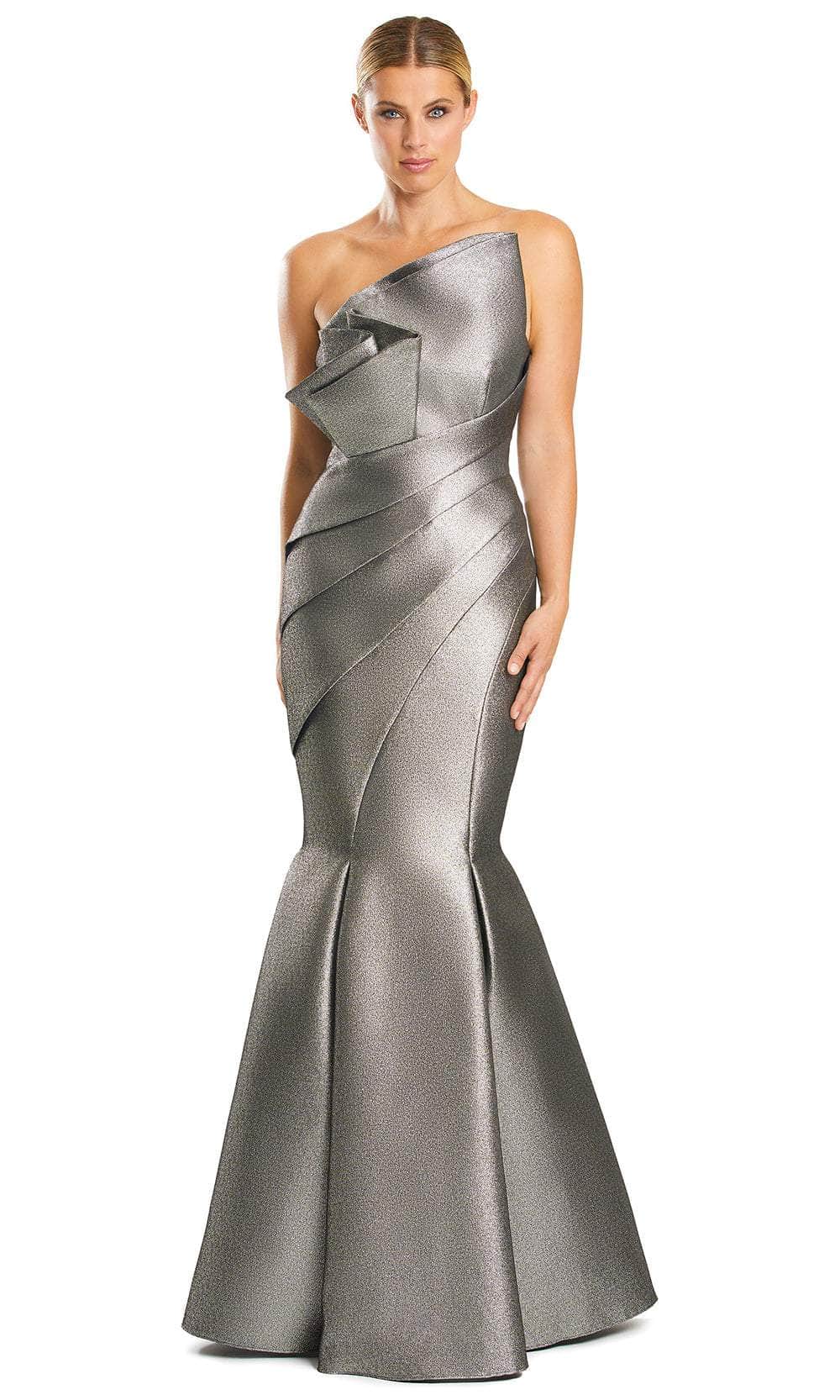 Alexander by Daymor 1879F23 - Asymmetrical Mermaid Evening Dress Special Occasion Dress