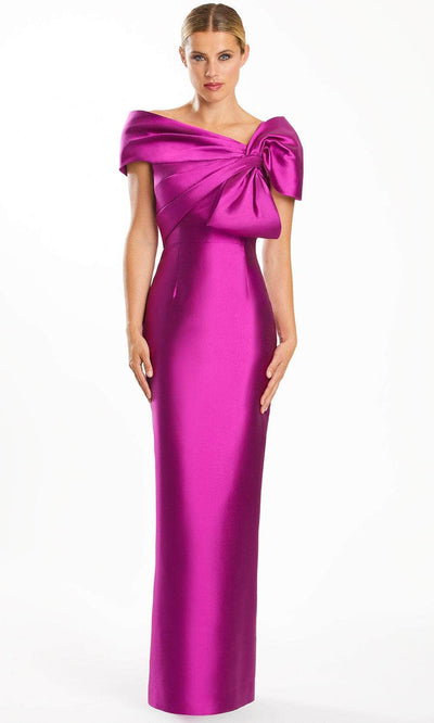 Alexander by Daymor 1885F23 - Off-Shoulder Bow Accented Evening Dress Special Occasion Dress