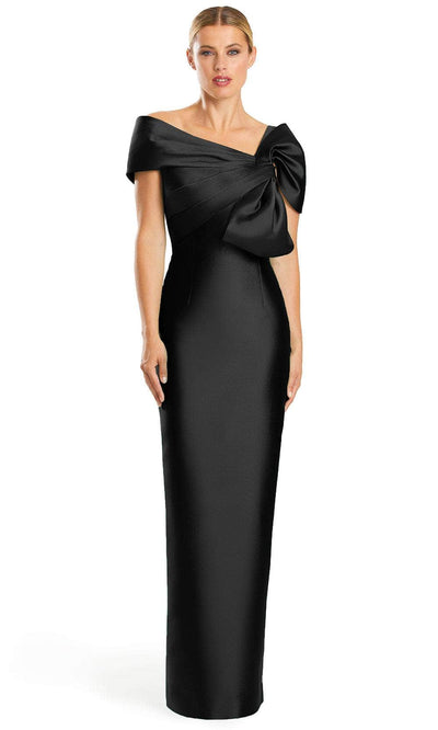 Alexander by Daymor 1885F23 - Off-Shoulder Bow Accented Evening Dress Special Occasion Dress