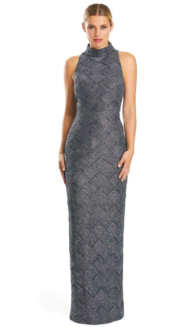 Alexander by Daymor 1893F23 - Sleeveless Column Formal Dress Special Occasion Dress 00 / Silver