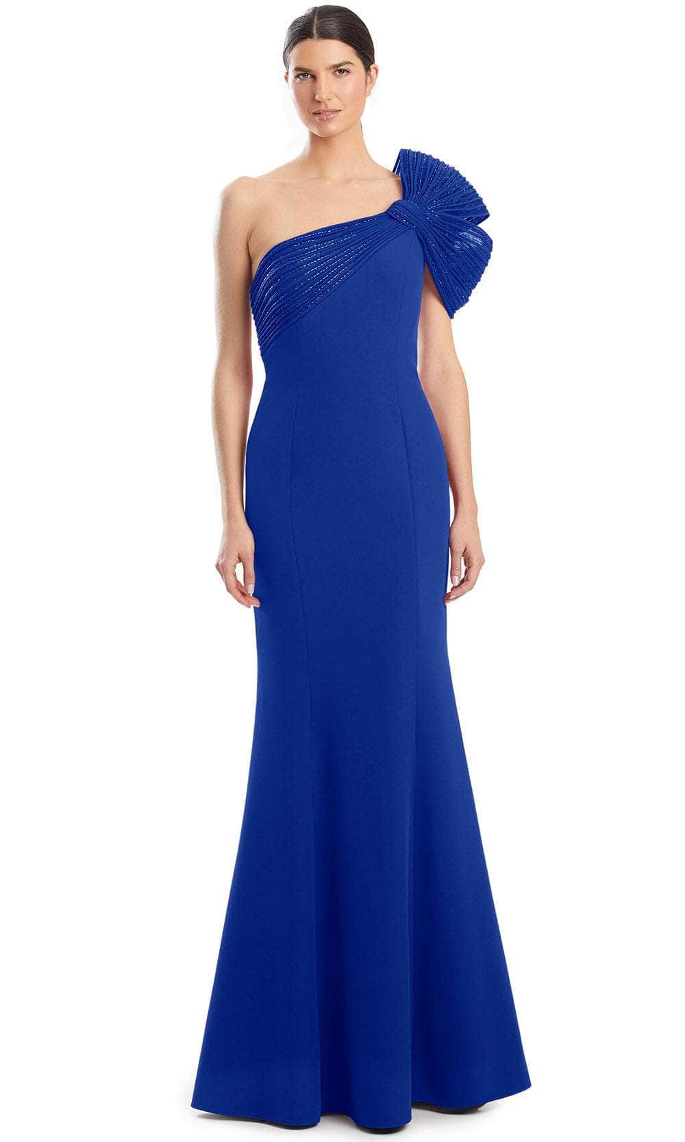 Alexander by Daymor 1964S24 - Embellished Puff Sleeve Evening Dress Evening Dresses