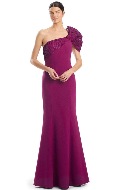 Alexander by Daymor 1964S24 - Embellished Puff Sleeve Evening Dress Evening Dresses