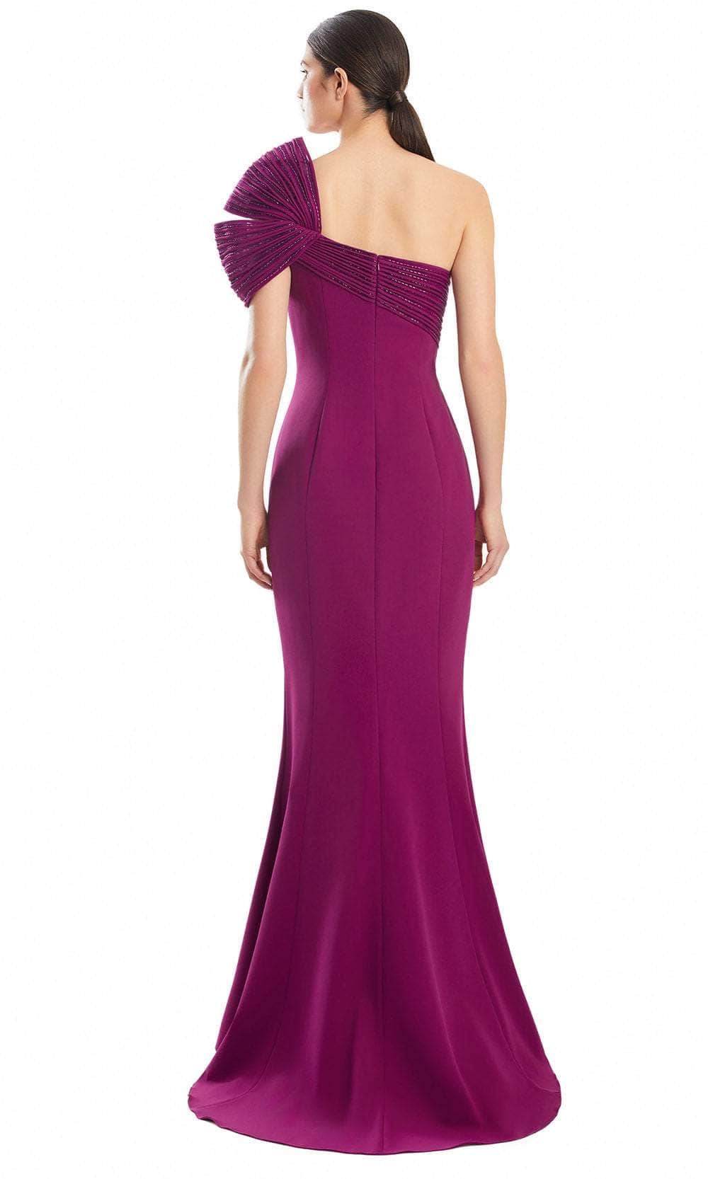 Alexander by Daymor 1964S24 - Embellished Puff Sleeve Evening Dress Evening Dresses