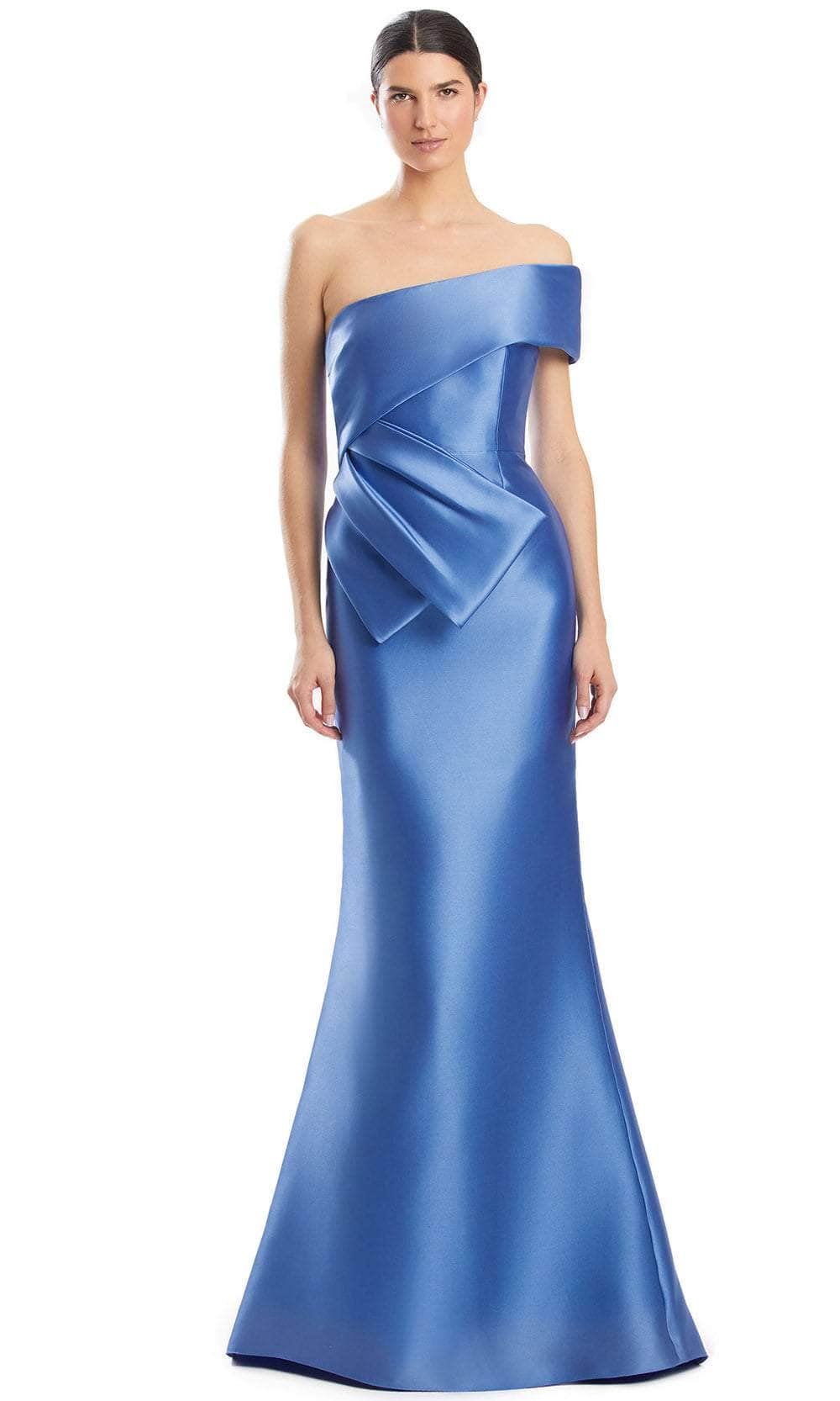 Alexander by Daymor 1966S24 - Off Shoulder Mermaid Evening Dress Evening Dresses 4 / Periwinkle