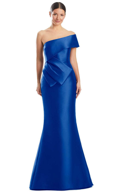 Alexander by Daymor 1966S24 - Off Shoulder Mermaid Evening Dress Evening Dresses 4 / Royal