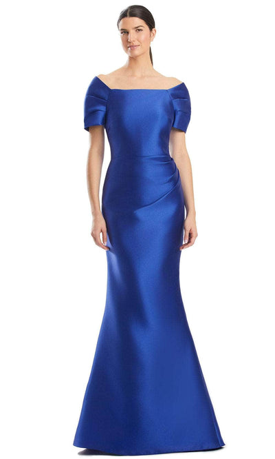 Alexander by Daymor 1967S24 - Beaded Button Mermaid Evening Dress Evening Dresses 4 / Royal