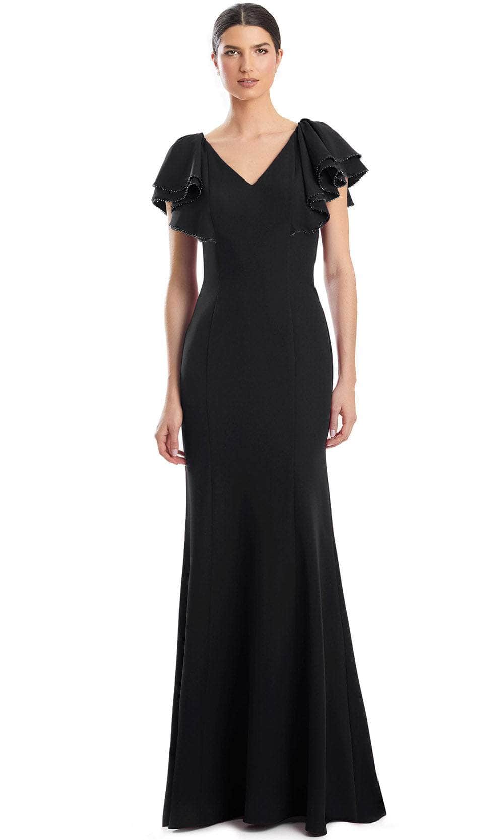 Alexander by Daymor 1968S24 - Flutter Sleeve Sheath Evening Dress Evening Dresses