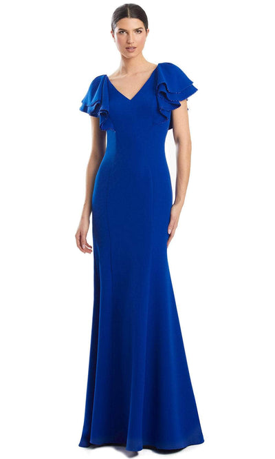 Alexander by Daymor 1968S24 - Flutter Sleeve Sheath Evening Dress Evening Dresses