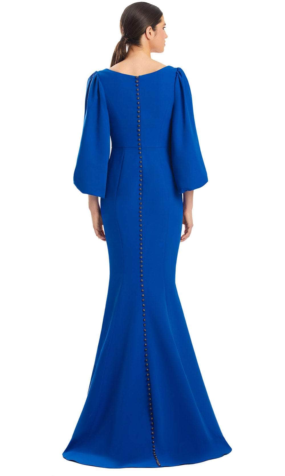 Alexander by Daymor 1974S24 - V-Neck Balloon Sleeve Evening Gown Evening Dresses