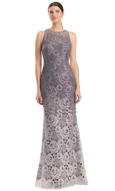 Alexander by Daymor 1975S24 - Sleeveless Jewel Neck Prom Dress Prom Dresses 4 / Frosted Mocha Ombre