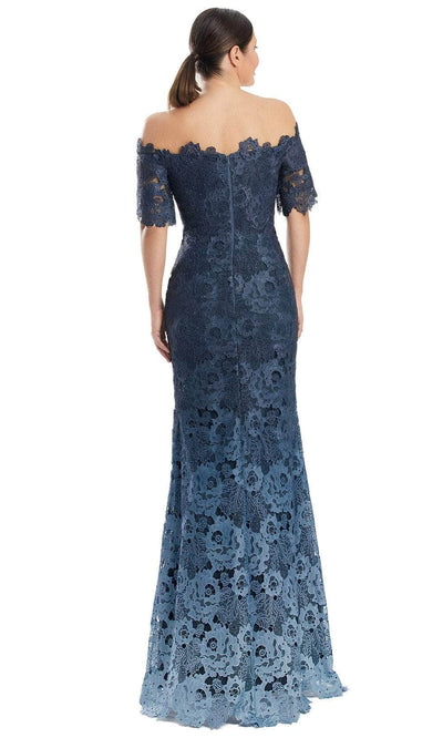 Alexander by Daymor 1976S24 - Short Sleeves Lace Applique Prom Dress Prom Dresses