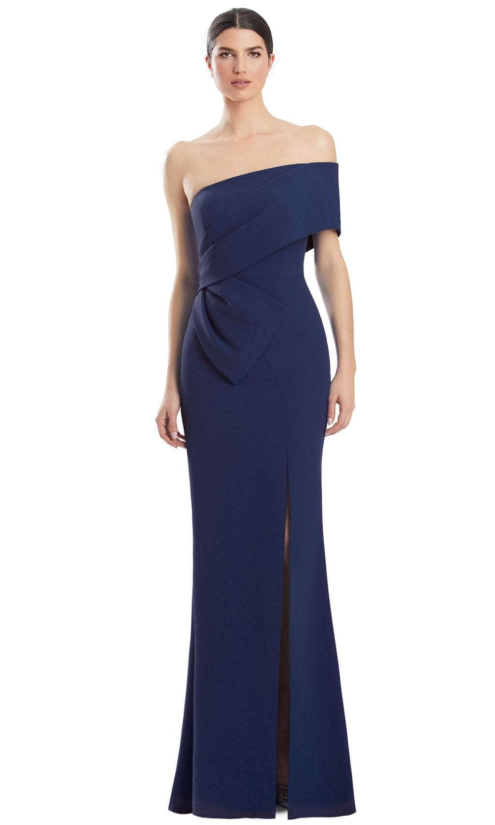 Alexander by Daymor 1981S24 - Off Shoulder Sheath Evening Dress Evening Dresses