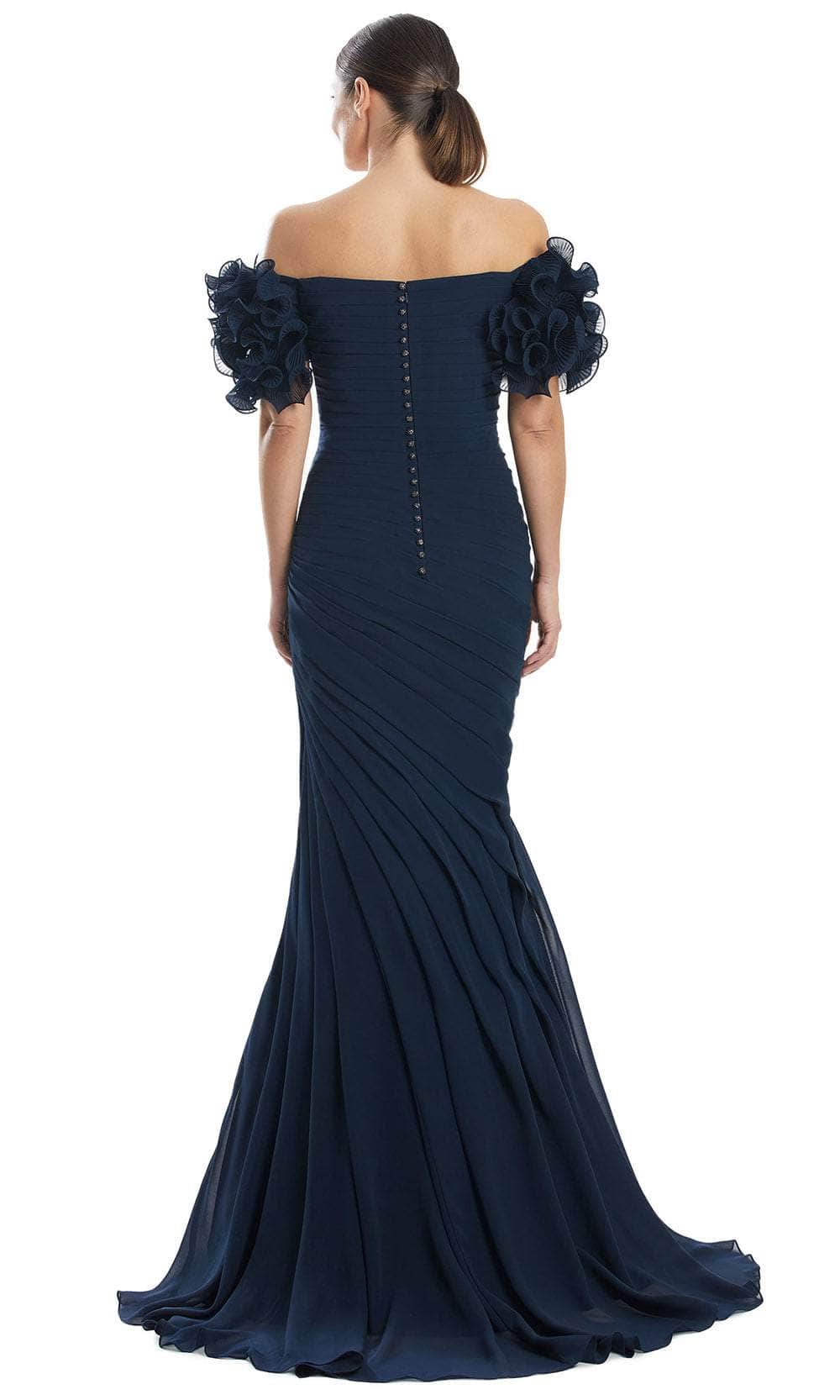 Alexander by Daymor 1992S24 - Off-Shoulder Ruffle Detailed Prom Dress Prom Dresses