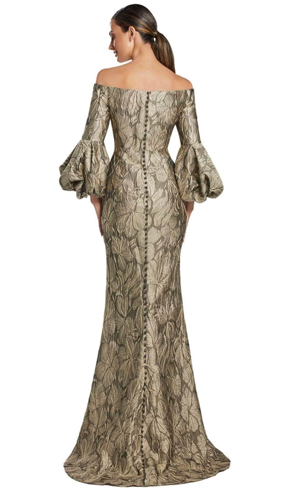 Alexander by Daymor 2054F24 - Ballon Style Long Sleeve Long Gown Mother of the Bride Dresses