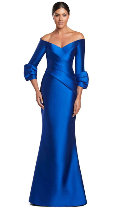 Alexander by Daymor 2060F24 - Pleated Mermaid Evening Gown Mother Of The Bride Dresses 4 /  Royal