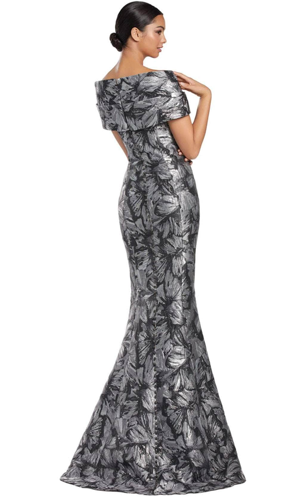 Alexander by Daymor 2062F24 - Off-Shoulder Sheath Evening Gown Mother of the Bride Dresses