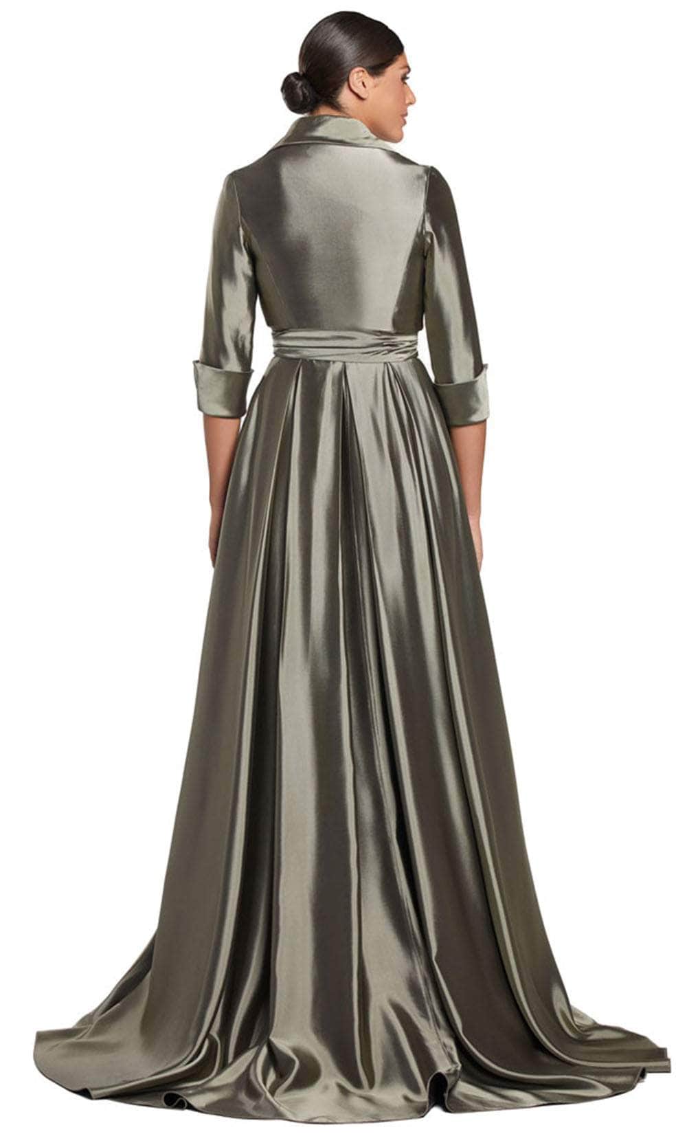 Alexander by Daymor 2067F24 - Collared V-Neck A-Line Evening Gown Evening Dresses