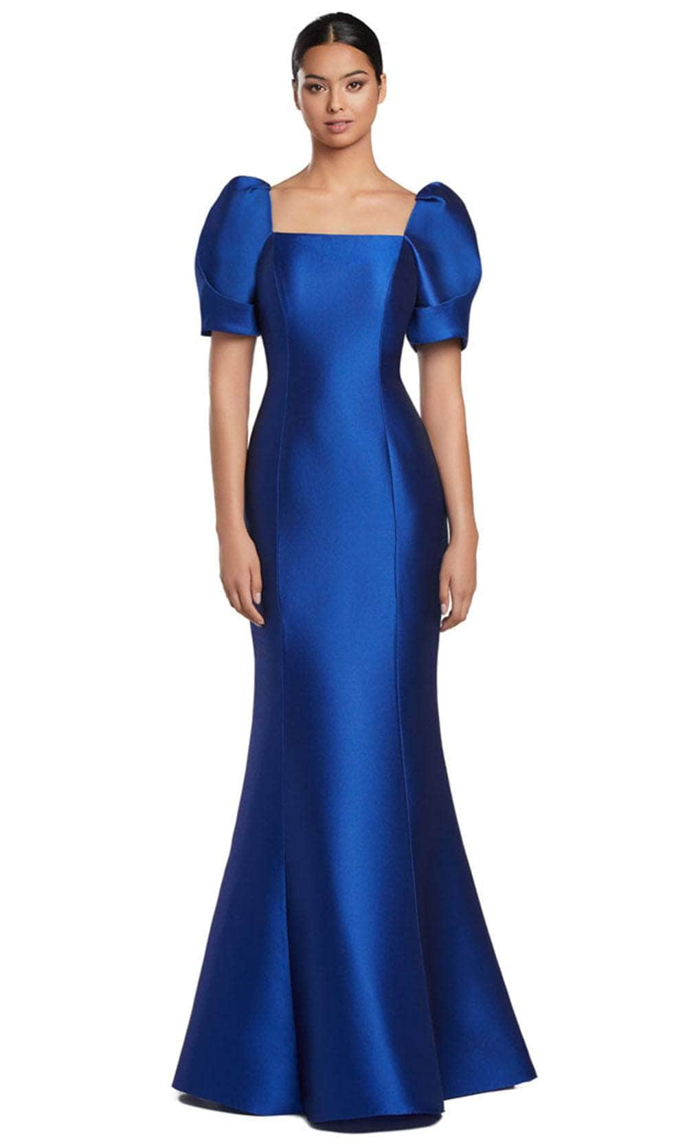 Alexander by Daymor 2069F24 - Puff Sleeve Seam Evening Gown Mother of the Bride Dresses 4 /  Royal