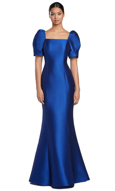 Alexander by Daymor 2069F24 - Square Neck Mermaid Evening Gown Mother of the Bride Dresses 4 / Royal