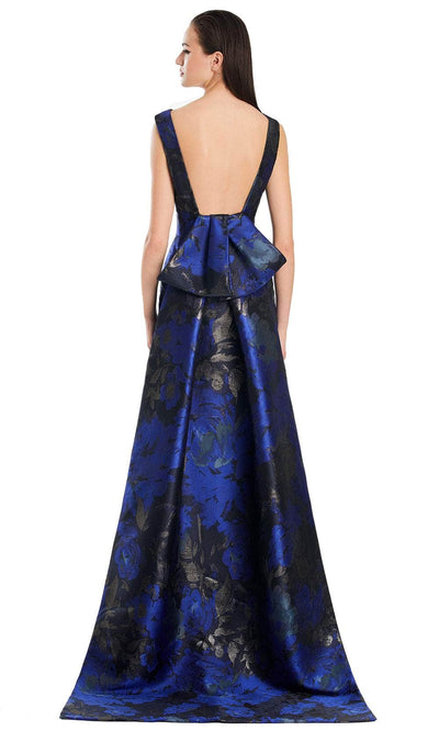 Alexander by Daymor 3043DS25 - Floral V-Neck Overskirt Gown Evening Dresses