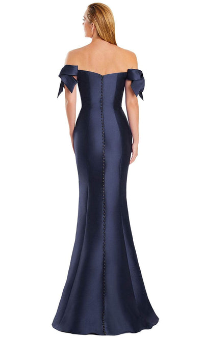 Alexander by Daymor 3047S25 - Bow Sleeve Mermaid Evening Dress Mother of the Bride Dresses