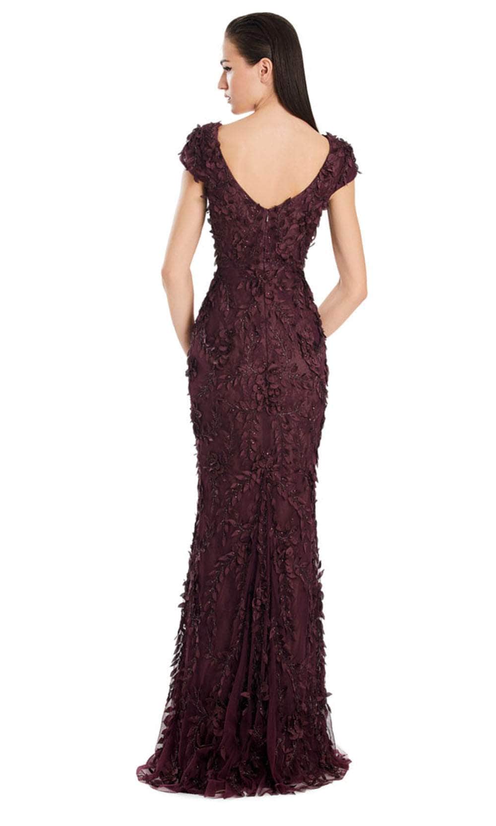 Alexander by Daymor 3061S25 - V-Neck 3D Petal Appliqued Gown Mother of the Bride Dresses