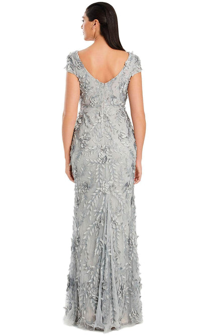 Alexander by Daymor 3061S25 - V-Neck 3D Petal Appliqued Gown Mother of the Bride Dresses