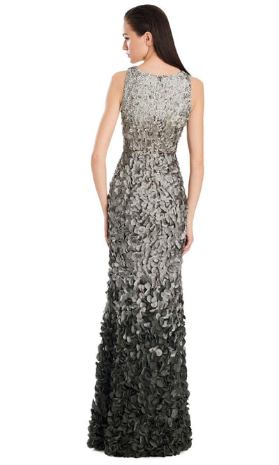 Alexander by Daymor 3062S25 - Petal Appliqued Sheath Gown Evening Dresses