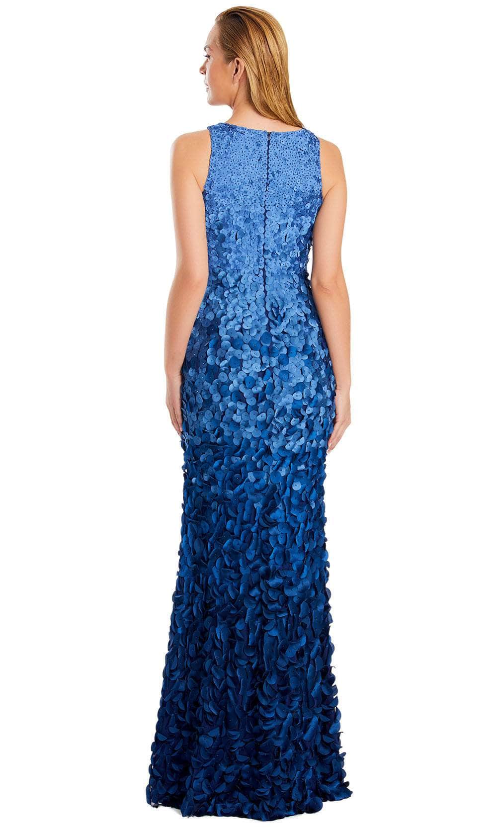 Alexander by Daymor 3062S25 - Jewel Neckline Ombre Appliqued Gown Evening Dresses