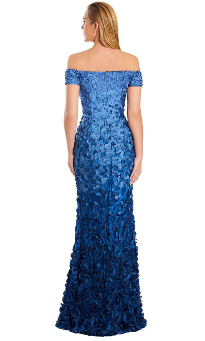 Alexander by Daymor 3063S25 - Petal Appliqued Off-Shoulder Gown Mother of the Bride Dresses