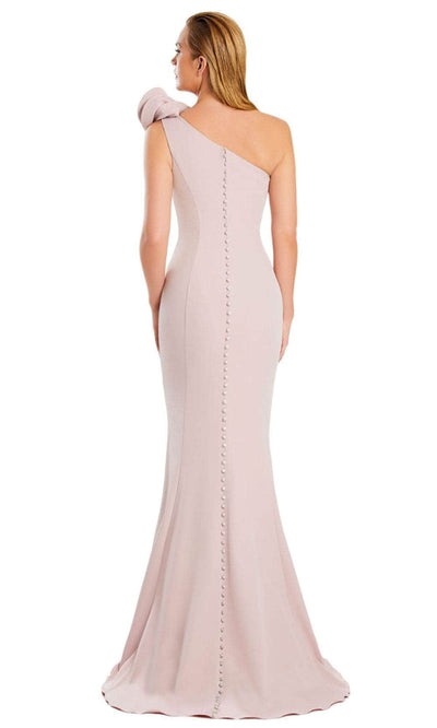 Alexander by Daymor 3076S25 - One-Shoulder Rosette Mermaid Gown Mother of the Bride Dresses