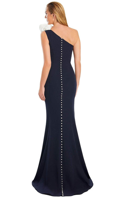 Alexander by Daymor 3076S25 - One-Shoulder Rosette Mermaid Gown Mother of the Bride Dresses