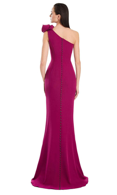 Alexander by Daymor 3076S25 - One-Shoulder Rosette Mermaid Gown Mother of the Bride Dresses