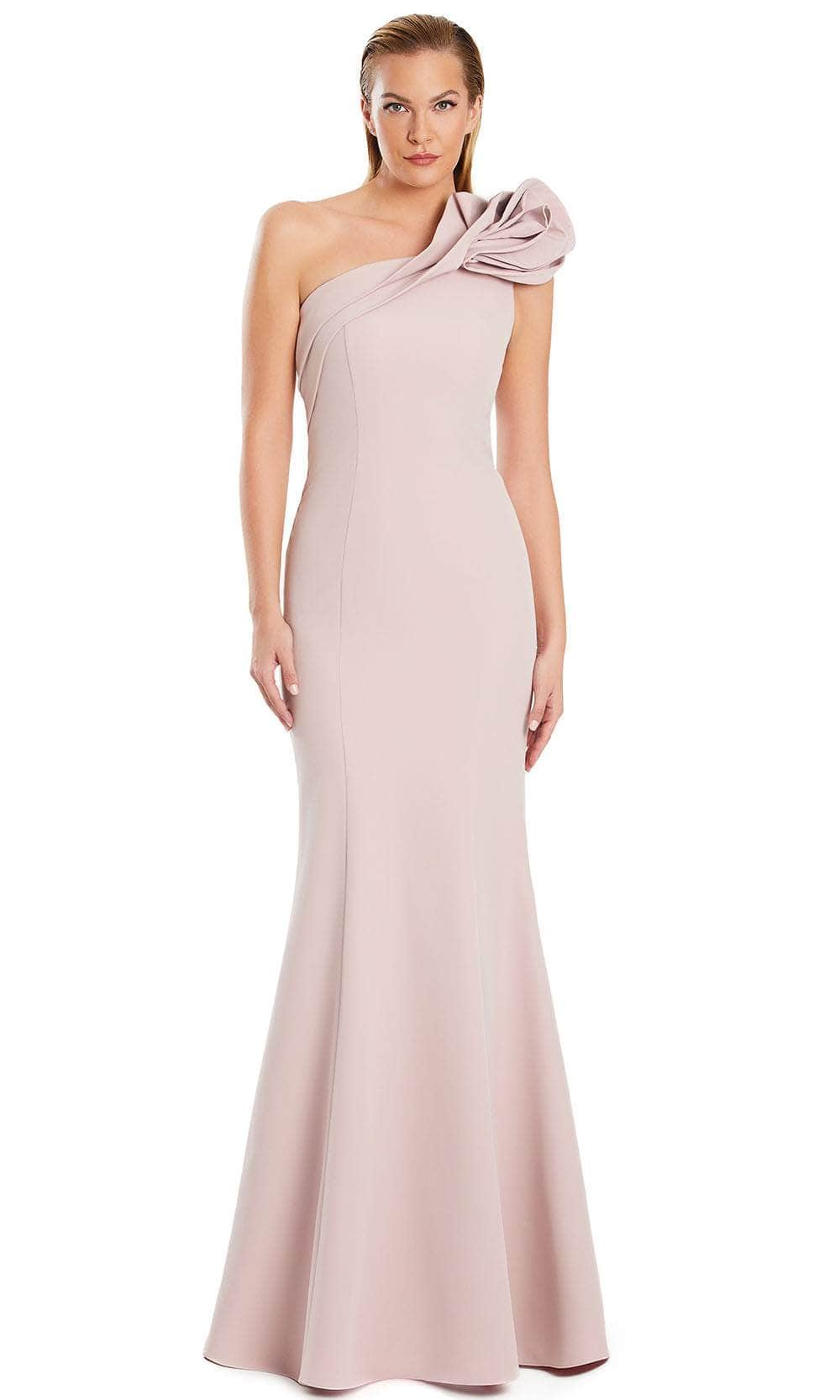 Alexander by Daymor 3076S25 - Mermaid Skirt Asymmetric Gown Mother of the Bride Dresses 4 /  Quartz