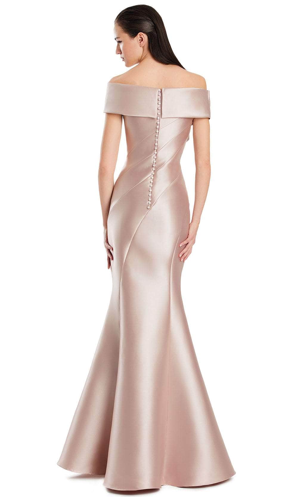 Alexander by Daymor 3079S25 - Off-Shoulder Seamed Bodice Mermaid Gown Formal Gowns