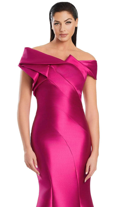 Alexander by Daymor 3079S25 - Short Sleeve Mermaid Dress Formal Gowns