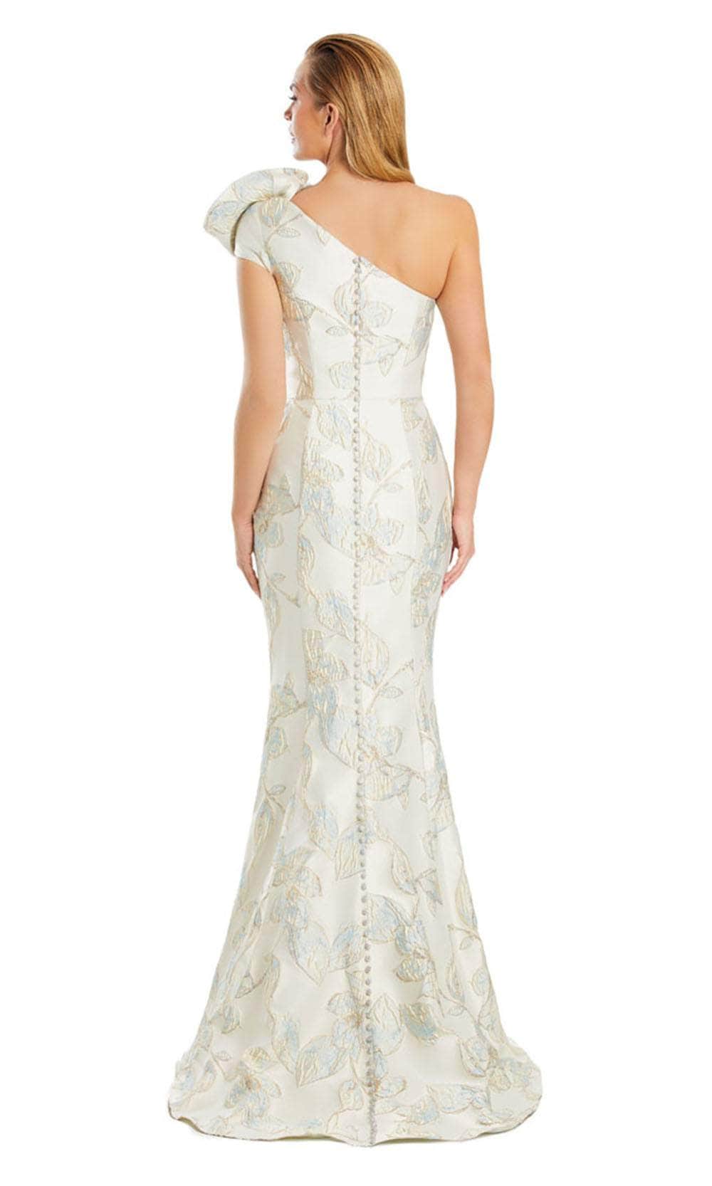 Alexander by Daymor 3085S25 - Sleeveless One Shoulder Textured Gown Evening Dresses