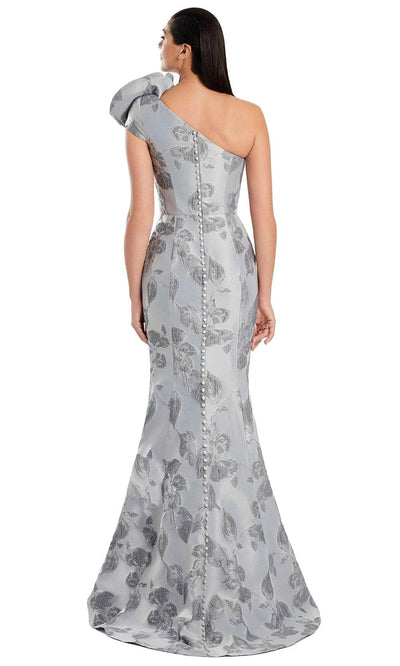 Alexander by Daymor 3085S25 - Sleeveless One Shoulder Textured Gown Evening Dresses