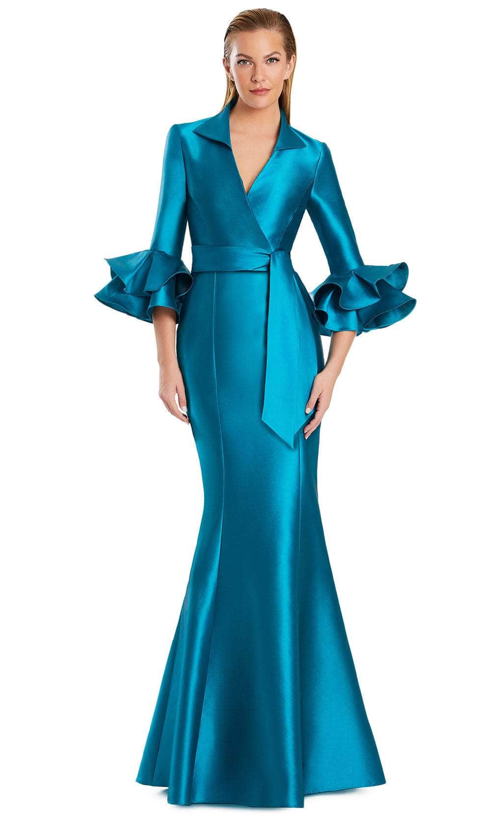 Alexander by Daymor 3087S25 - V-Neck Mermaid Gown Mother of the Bride Dresses
