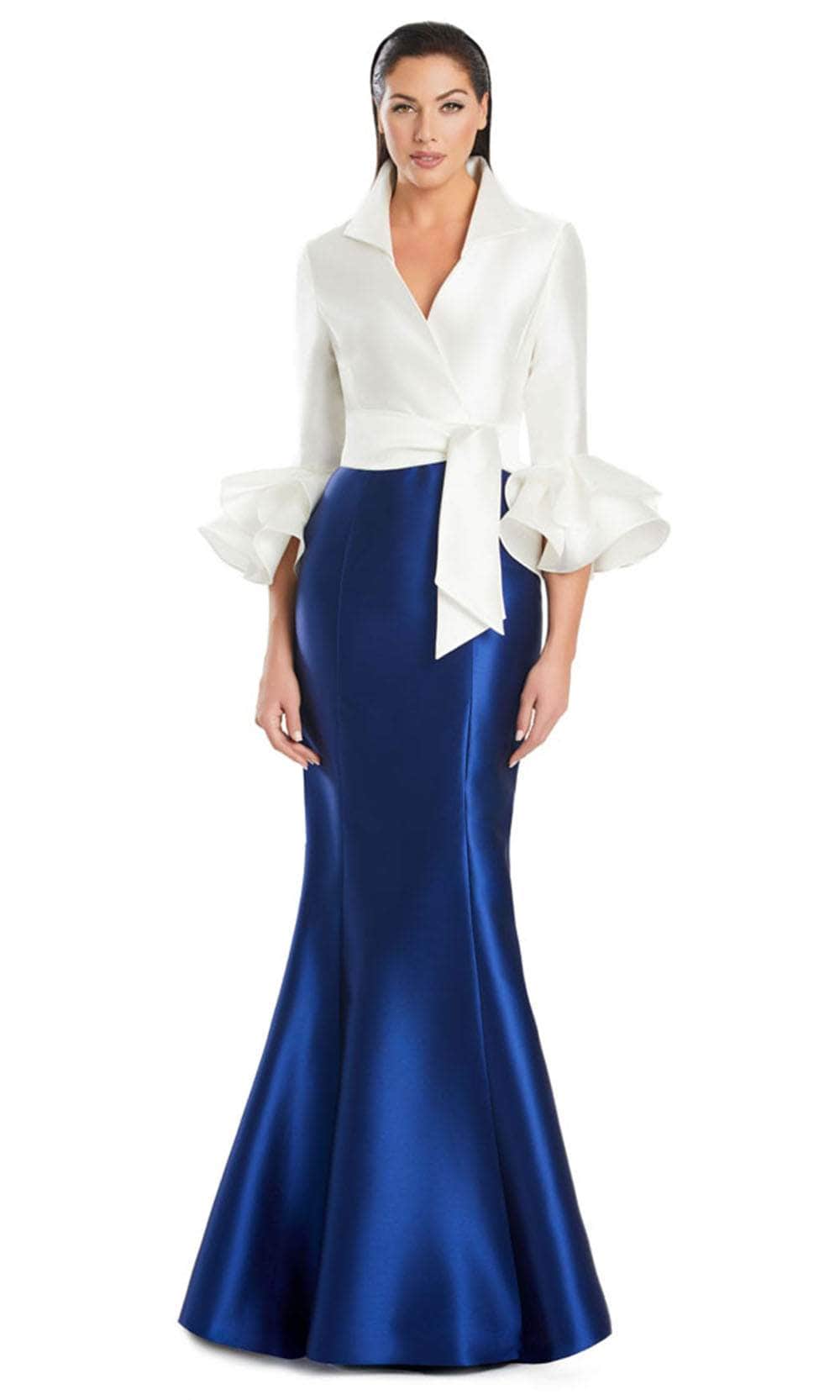 Alexander by Daymor 3087S25 - Quarter-Length Sleeve Mermaid Dress Mother of the Bride Dresses