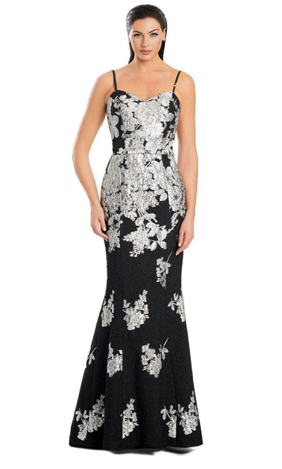 Alexander by Daymor 3088S25 - Wrap Jacket Floral Mermaid Gown Mother of the Bride Dresses